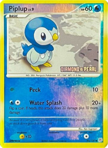 Piplup (93/130) (Diamond and Pearl) [Burger King Promos: 2008 Collection] | Gauntlet Hobbies - Angola