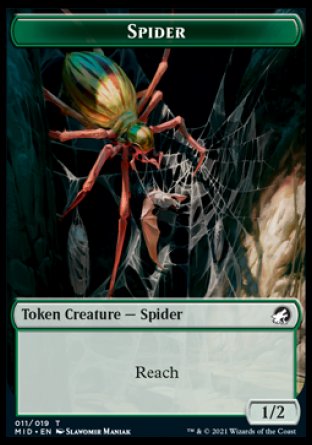 Beast (007) // Spider Double-sided Token [Innistrad: Midnight Hunt Commander] | Gauntlet Hobbies - Angola