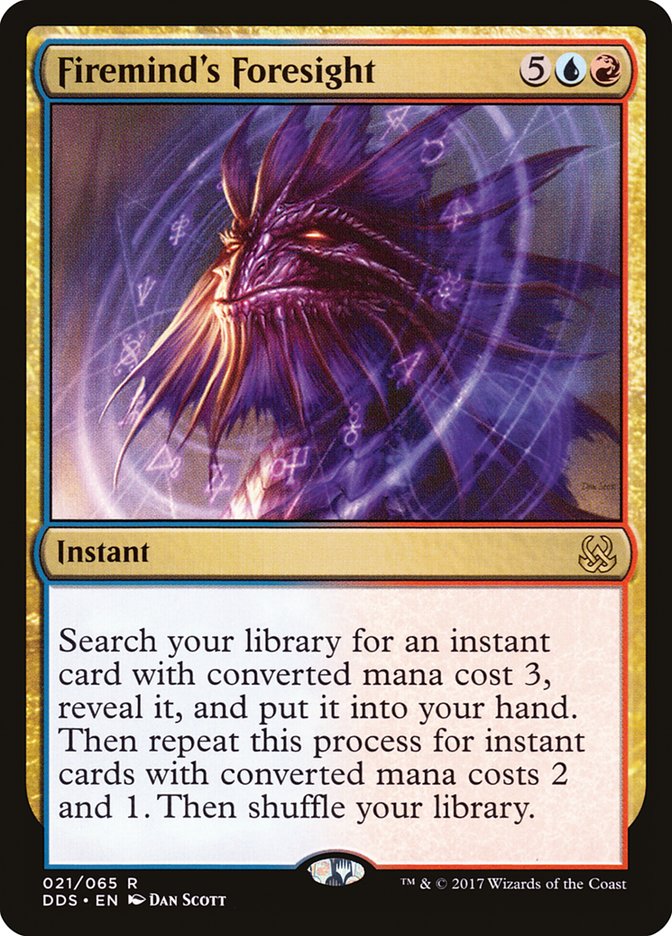 Firemind's Foresight [Duel Decks: Mind vs. Might] | Gauntlet Hobbies - Angola