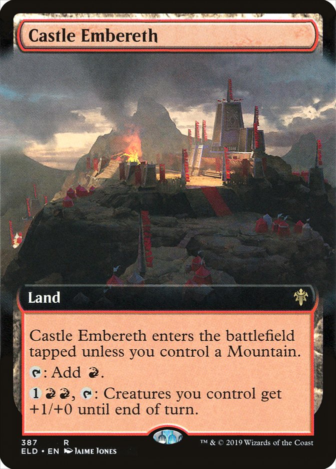 Castle Embereth (Extended) [Throne of Eldraine] | Gauntlet Hobbies - Angola