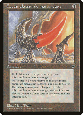 Red Mana Battery (French) - "Accumulateur de mana rogue" [Renaissance]