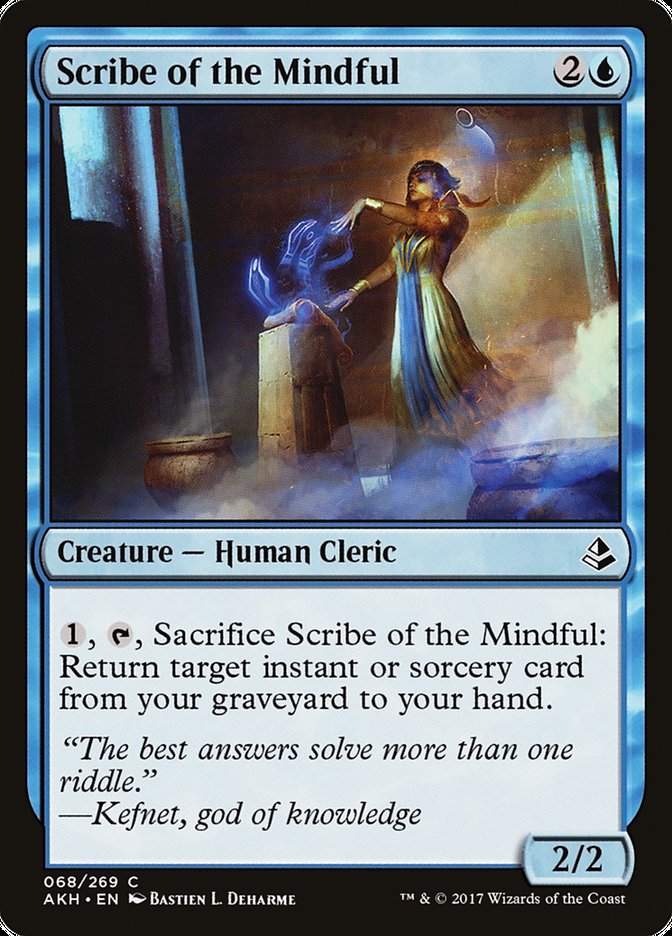 Scribe of the Mindful [Amonkhet] | Gauntlet Hobbies - Angola