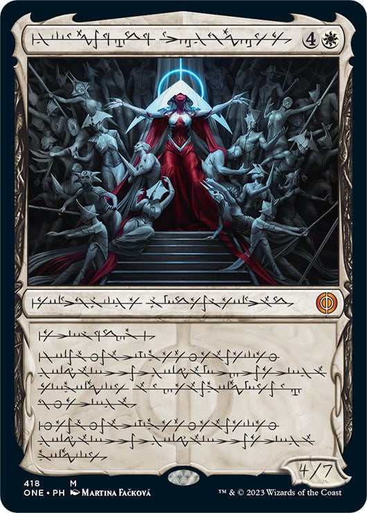 Elesh Norn, Mother of Machines (Phyrexian Step-and-Compleat Foil) [Phyrexia: All Will Be One] | Gauntlet Hobbies - Angola
