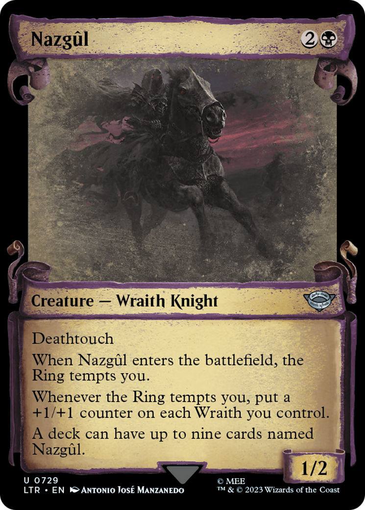Nazgul (0729) [The Lord of the Rings: Tales of Middle-Earth Showcase Scrolls] | Gauntlet Hobbies - Angola