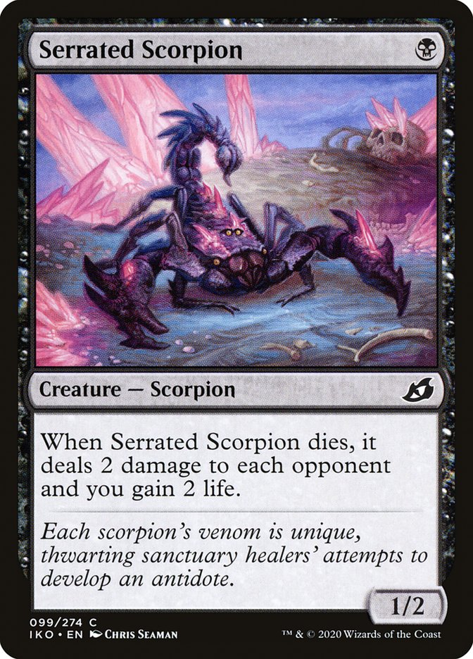Serrated Scorpion [Ikoria: Lair of Behemoths] | Gauntlet Hobbies - Angola