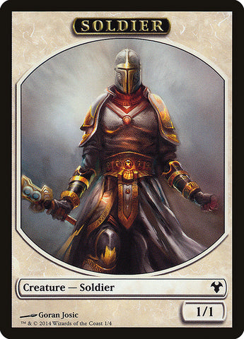 Soldier Token [Modern Event Deck 2014 Tokens]