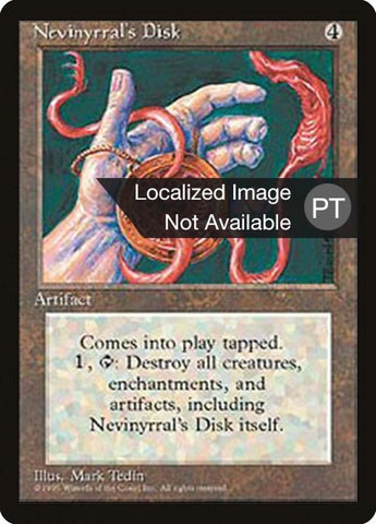 Nevinyrral's Disk [Fourth Edition (Foreign Black Border)]