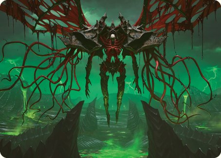 Archfiend of the Dross Art Card [Phyrexia: All Will Be One Art Series] | Gauntlet Hobbies - Angola