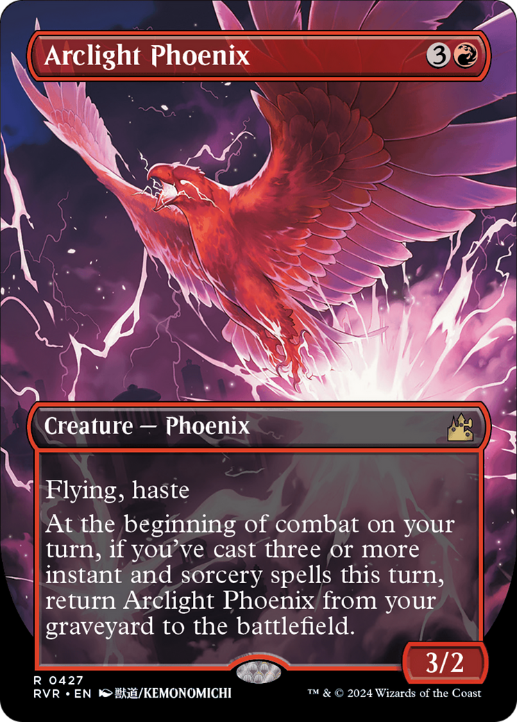 Arclight Phoenix (Anime Borderless) [Ravnica Remastered] | Gauntlet Hobbies - Angola