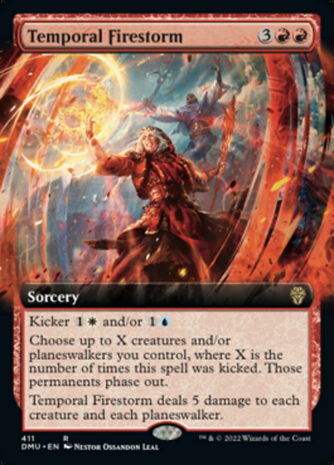 Temporal Firestorm (Extended Art) [Dominaria United] | Gauntlet Hobbies - Angola