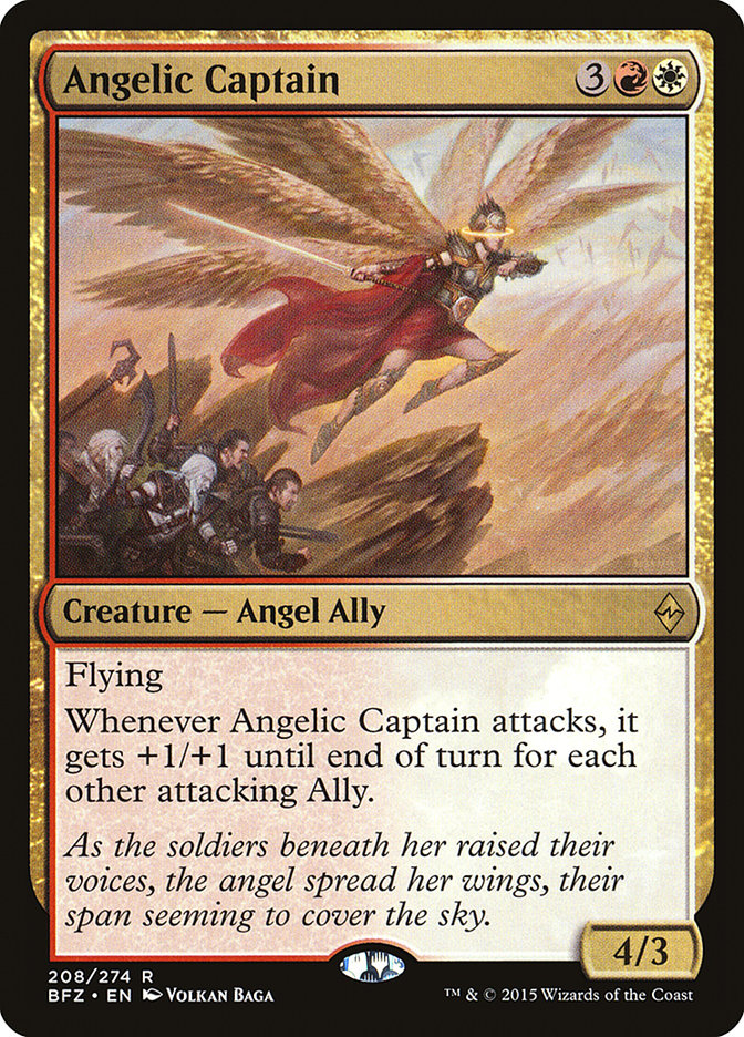 Angelic Captain [Battle for Zendikar] | Gauntlet Hobbies - Angola
