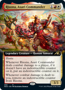 Risona, Asari Commander (Extended) [Kamigawa: Neon Dynasty] | Gauntlet Hobbies - Angola