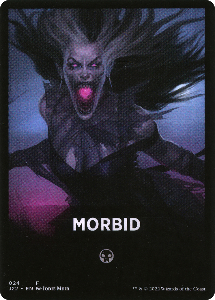 Morbid Theme Card [Jumpstart 2022 Front Cards] | Gauntlet Hobbies - Angola