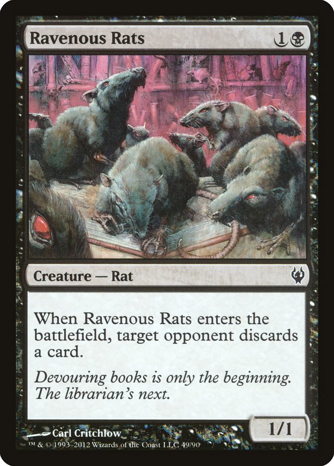 Ravenous Rats [Duel Decks: Izzet vs. Golgari] | Gauntlet Hobbies - Angola