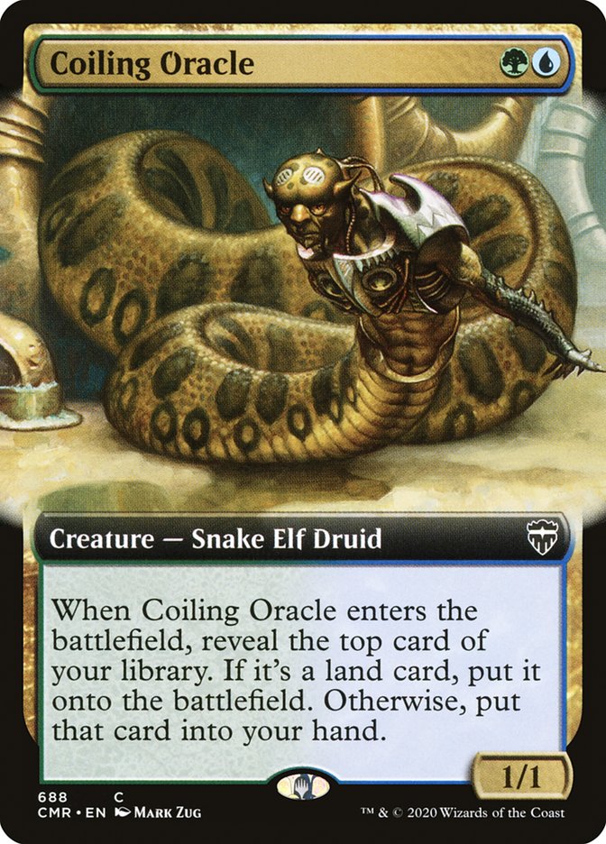 Coiling Oracle (Extended) [Commander Legends] | Gauntlet Hobbies - Angola