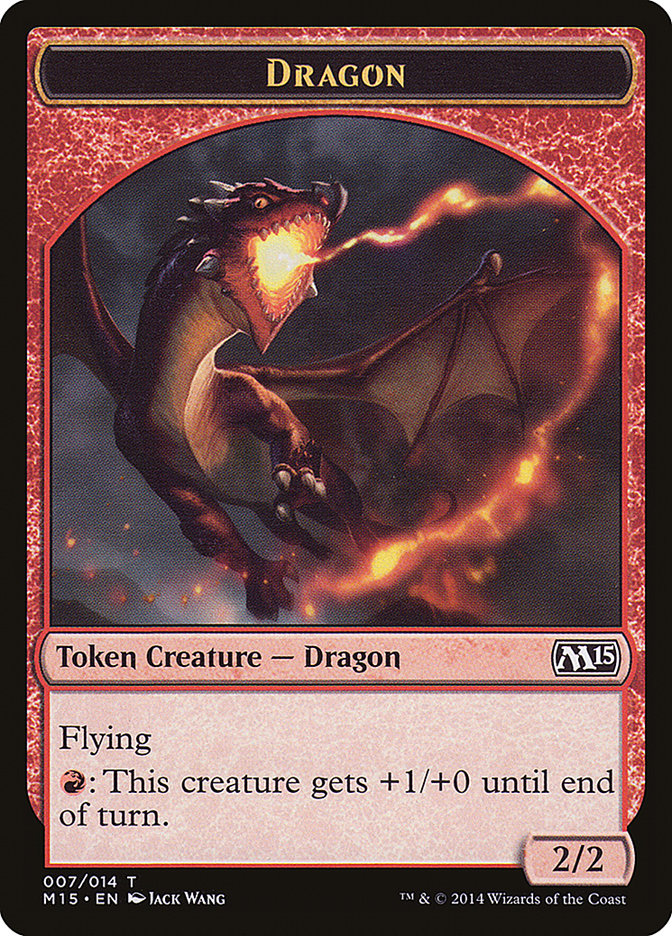 Dragon Token [Magic 2015 Tokens] | Gauntlet Hobbies - Angola