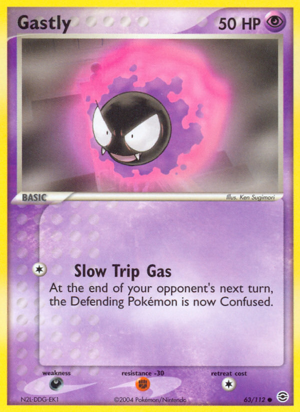 Gastly (63/112) [EX: FireRed & LeafGreen] | Gauntlet Hobbies - Angola