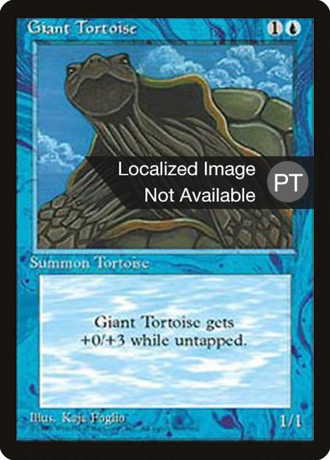 Giant Tortoise [Fourth Edition (Foreign Black Border)] | Gauntlet Hobbies - Angola