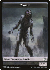 Human Soldier (003) // Zombie Double-sided Token [Commander 2020 Tokens] | Gauntlet Hobbies - Angola