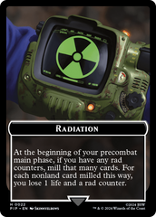 Radiation // Zombie Mutant Double-Sided Token [Fallout Tokens] | Gauntlet Hobbies - Angola