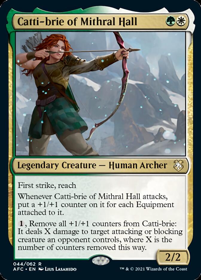 Catti-brie of Mithral Hall [Dungeons & Dragons: Adventures in the Forgotten Realms Commander] | Gauntlet Hobbies - Angola