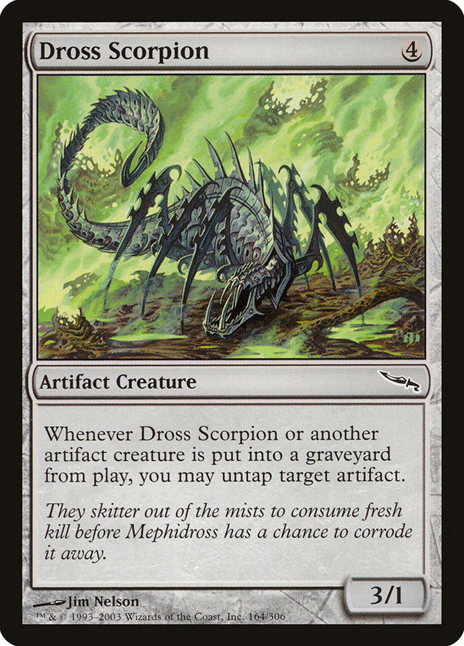 Dross Scorpion [Mirrodin] | Gauntlet Hobbies - Angola
