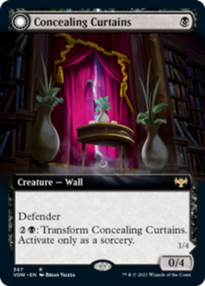Concealing Curtains // Revealing Eye (Extended) [Innistrad: Crimson Vow] | Gauntlet Hobbies - Angola