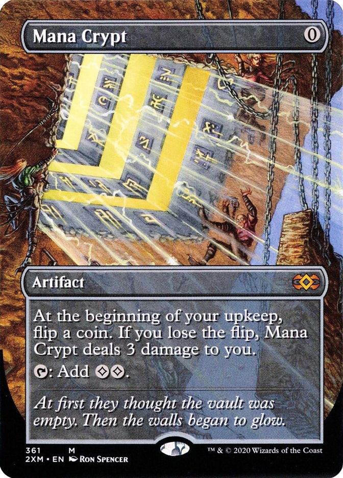 Mana Crypt (Toppers) [Double Masters Extended Art] | Gauntlet Hobbies - Angola
