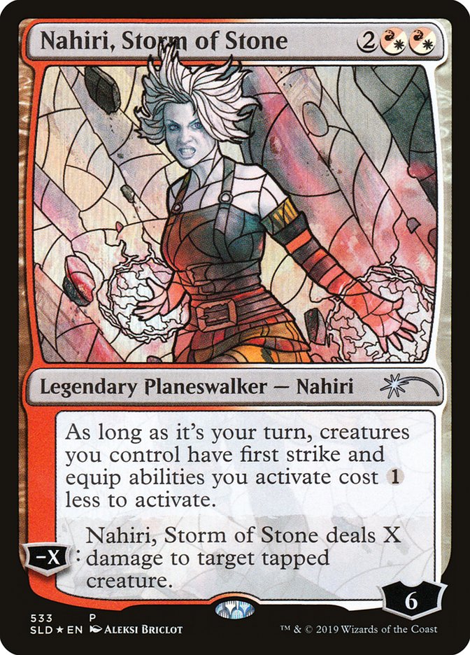 Nahiri, Storm of Stone (Stained Glass) [Secret Lair Drop Promos] | Gauntlet Hobbies - Angola