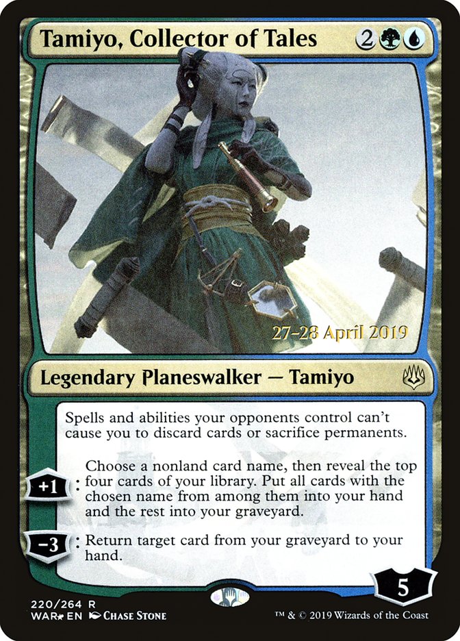 Tamiyo, Collector of Tales [War of the Spark Prerelease Promos] | Gauntlet Hobbies - Angola