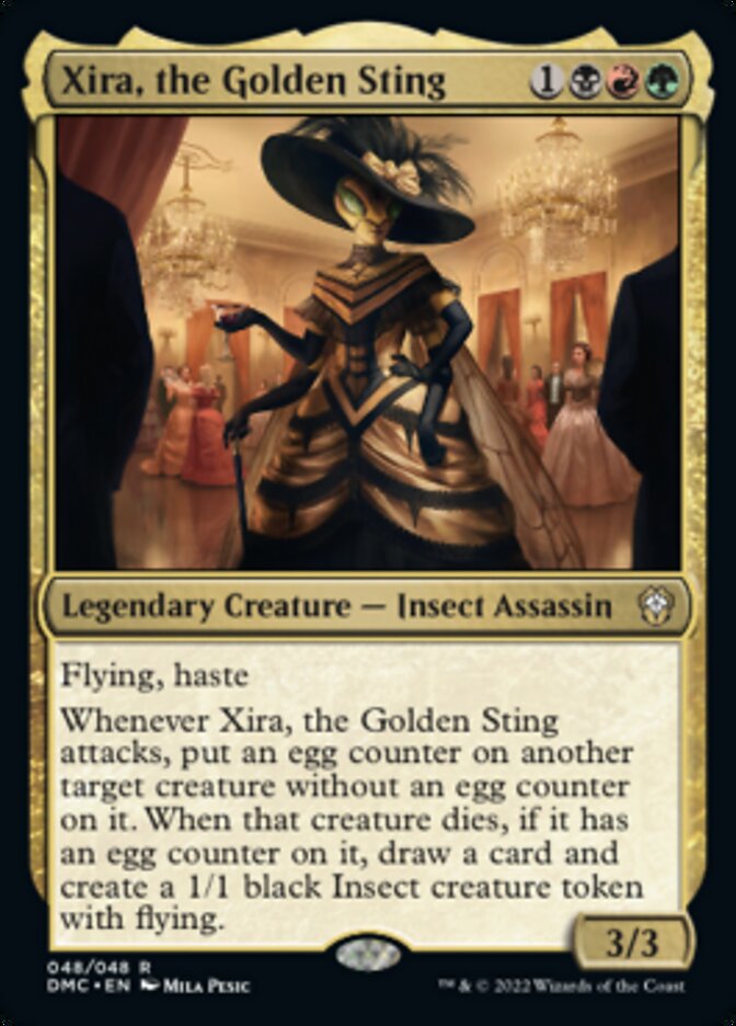 Xira, the Golden Sting [Dominaria United Commander] | Gauntlet Hobbies - Angola