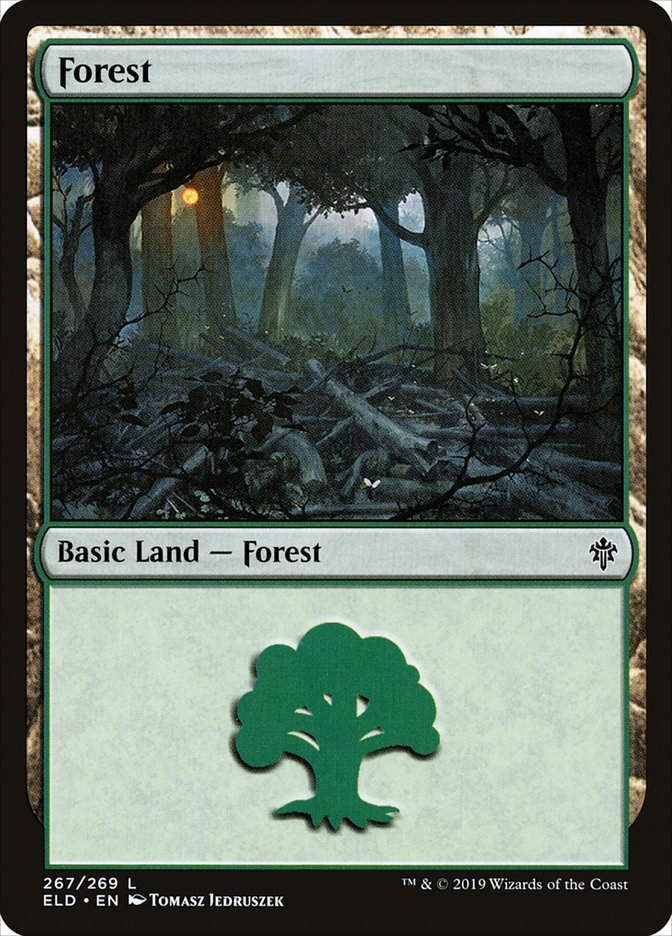Forest (267) [Throne of Eldraine] | Gauntlet Hobbies - Angola