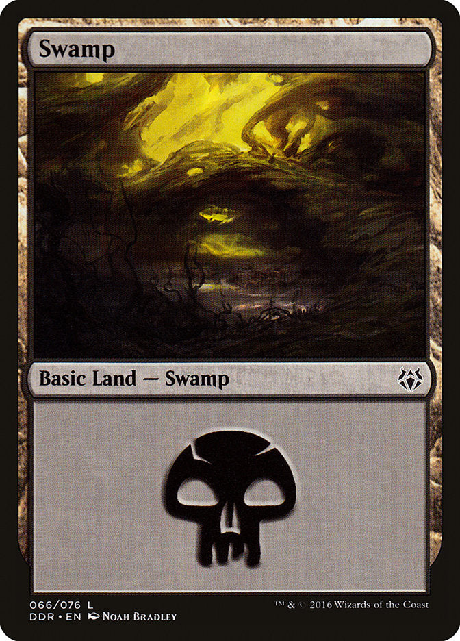 Swamp (66) [Duel Decks: Nissa vs. Ob Nixilis] | Gauntlet Hobbies - Angola