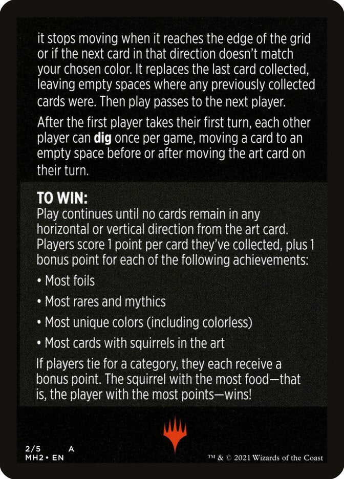 Foraging Squirrels (Magic Minigame) [Modern Horizons 2 Minigame]