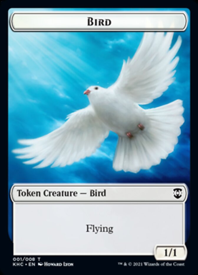Bird Token [Kaldheim Commander Tokens] | Gauntlet Hobbies - Angola