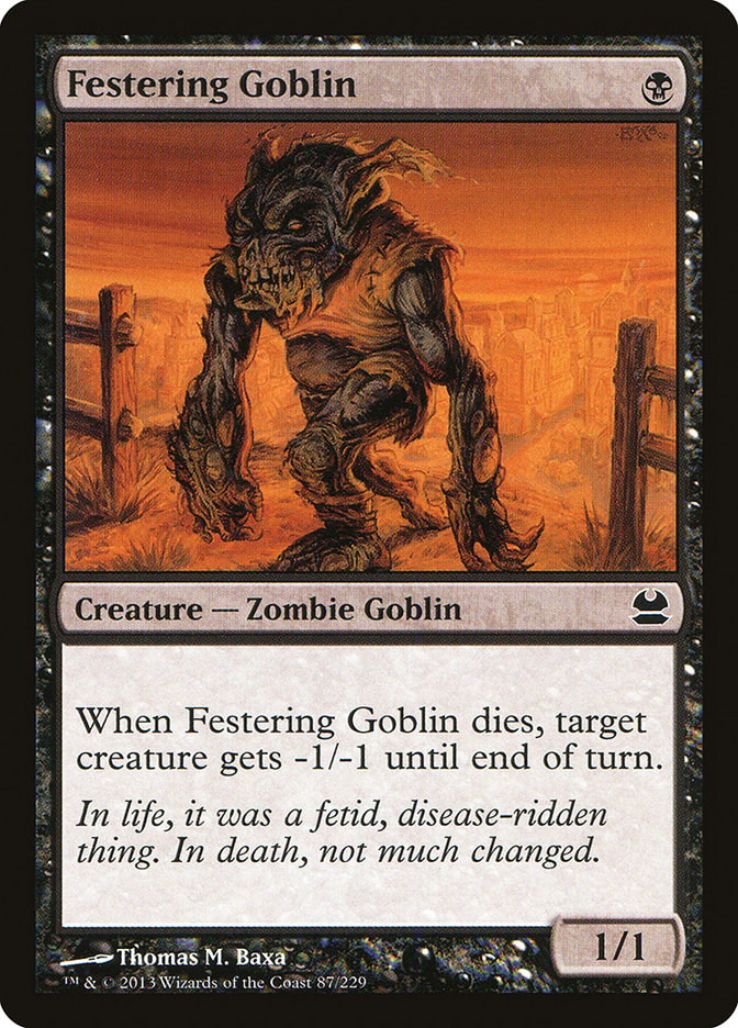 Festering Goblin [Modern Masters] | Gauntlet Hobbies - Angola