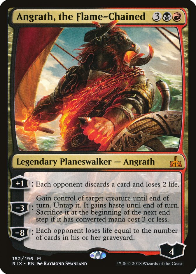 Angrath, the Flame-Chained [Rivals of Ixalan] | Gauntlet Hobbies - Angola