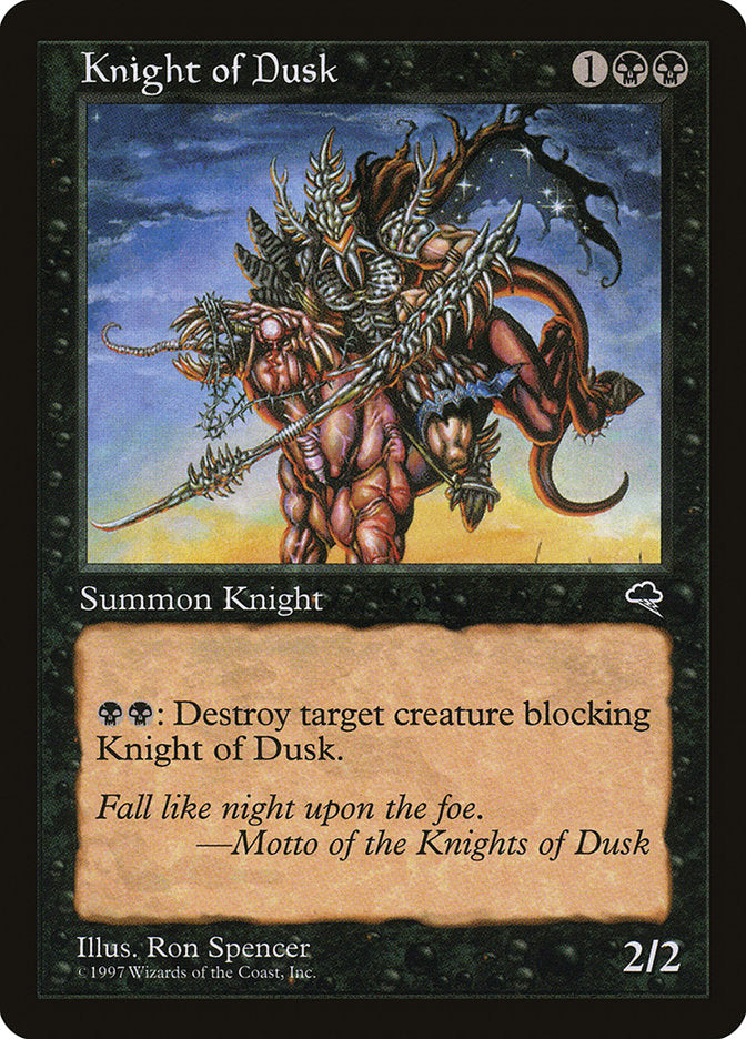 Knight of Dusk [Tempest] | Gauntlet Hobbies - Angola