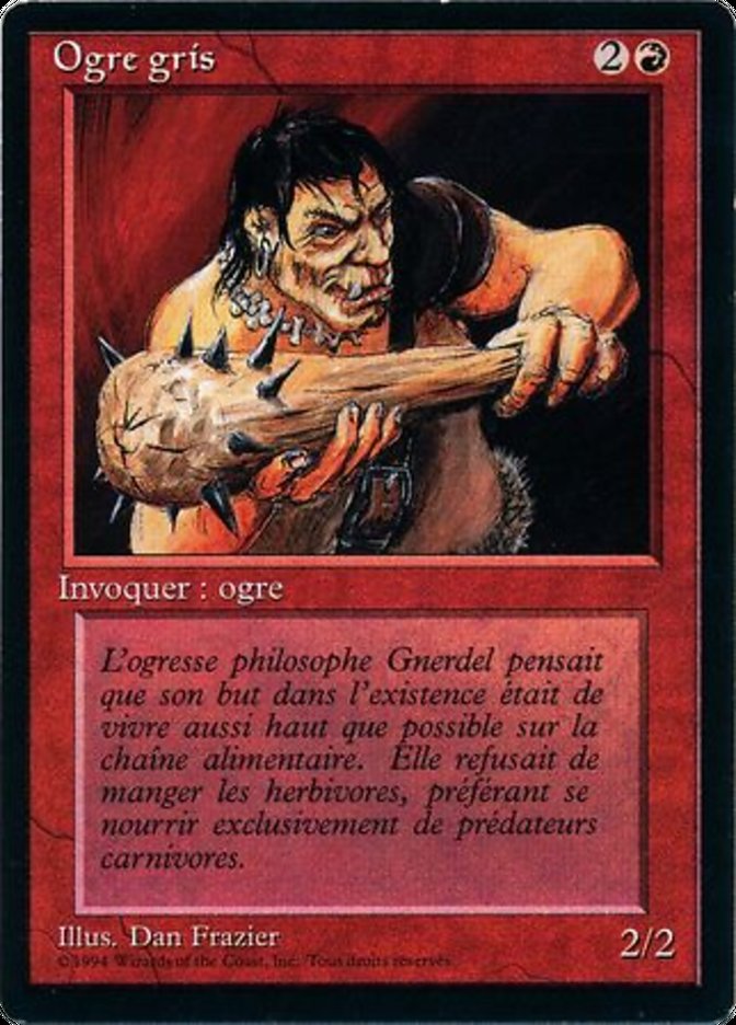 Gray Ogre [Foreign Black Border]