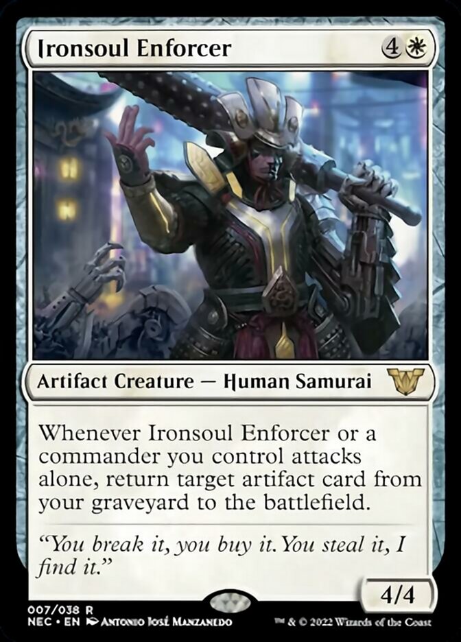 Ironsoul Enforcer [Kamigawa: Neon Dynasty Commander] | Gauntlet Hobbies - Angola