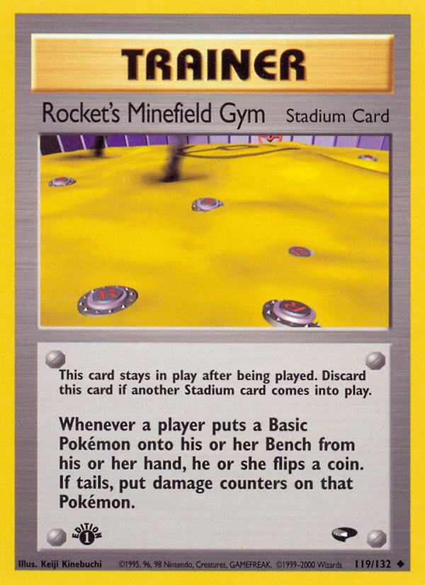 Rocket's Minefield Gym (119/132) [Gym Challenge 1st Edition] | Gauntlet Hobbies - Angola