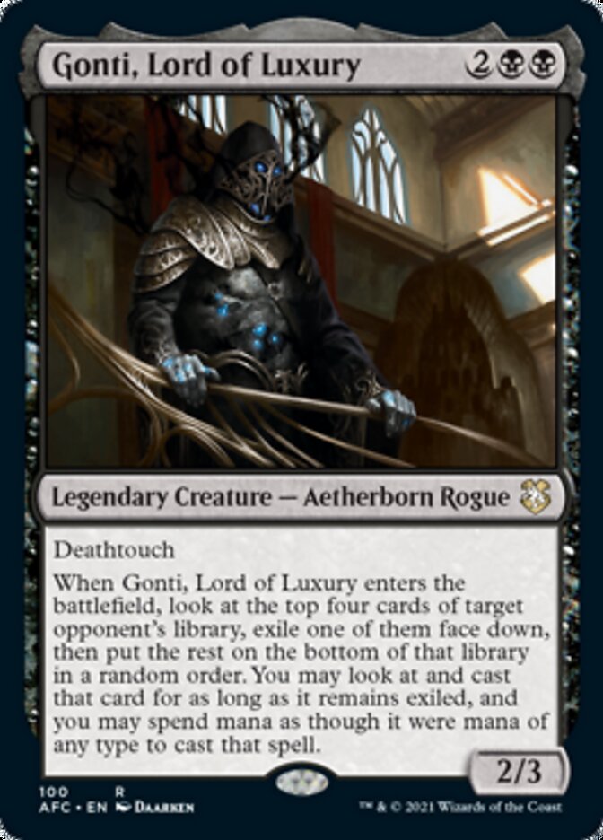 Gonti, Lord of Luxury [Dungeons & Dragons: Adventures in the Forgotten Realms Commander] | Gauntlet Hobbies - Angola