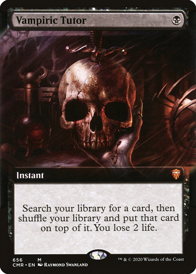 Vampiric Tutor (Extended) [Commander Legends]