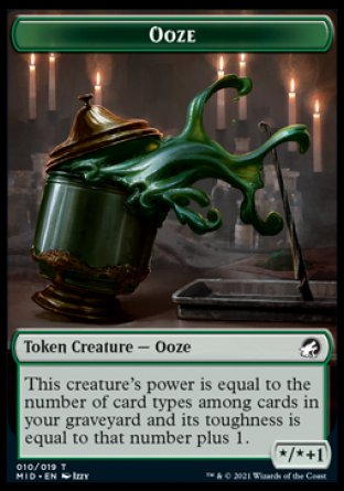 Clue // Ooze Double-sided Token [Innistrad: Midnight Hunt Tokens]