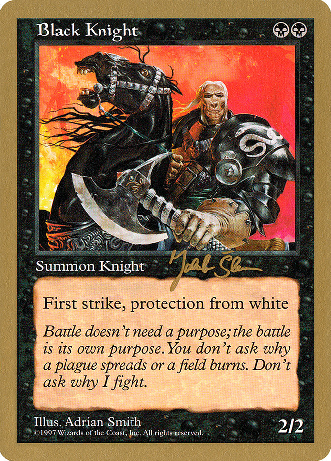 Black Knight (Jakub Slemr) [World Championship Decks 1997] | Gauntlet Hobbies - Angola