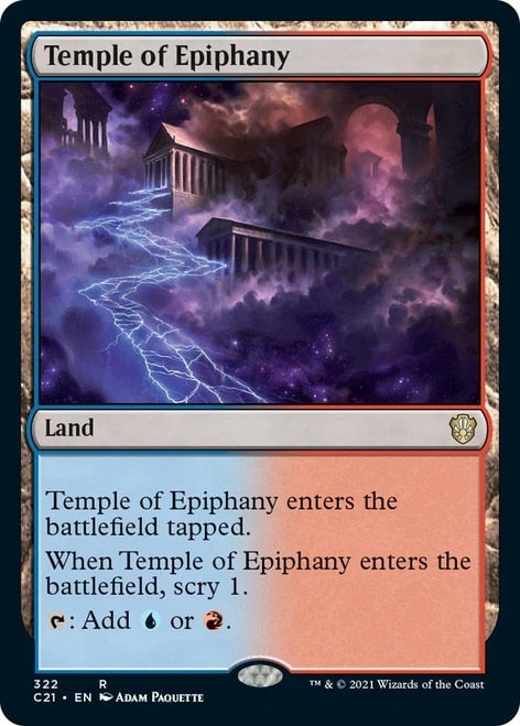 Temple of Epiphany [Commander 2021] | Gauntlet Hobbies - Angola