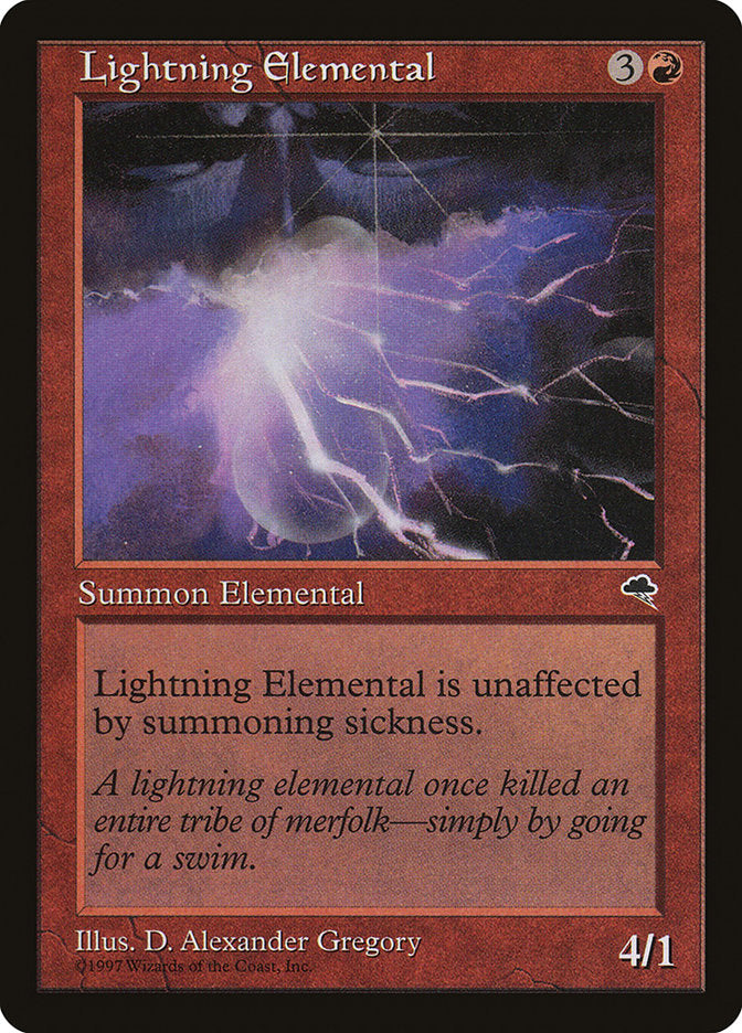 Lightning Elemental [Tempest] | Gauntlet Hobbies - Angola