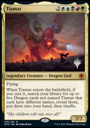 Tiamat (Promo Pack) [Dungeons & Dragons: Adventures in the Forgotten Realms Promos] | Gauntlet Hobbies - Angola