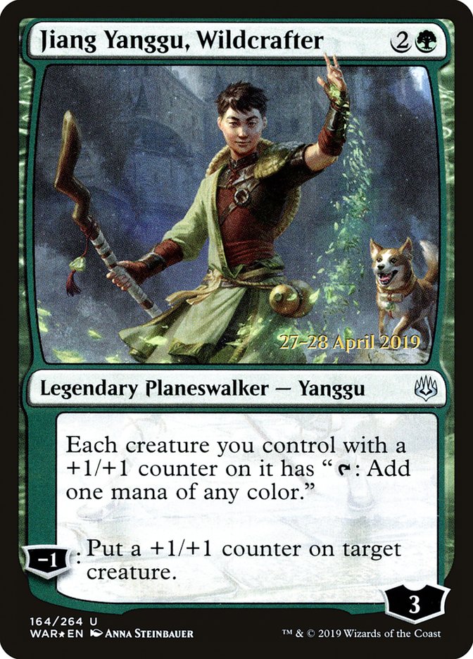 Jiang Yanggu, Wildcrafter [War of the Spark Prerelease Promos] | Gauntlet Hobbies - Angola