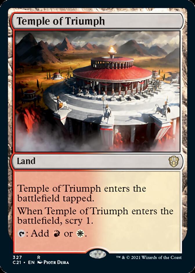 Temple of Triumph [Commander 2021] | Gauntlet Hobbies - Angola